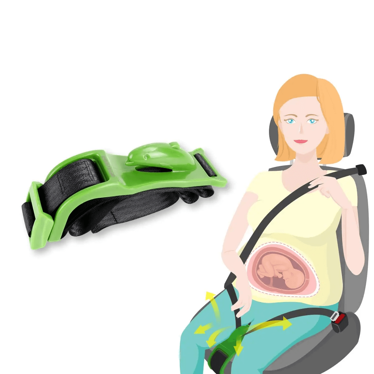 TEST - Babysecure™ - Pregnancy Seat Belt Adjuster